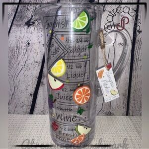 🆕 Glass Sangria Pitcher